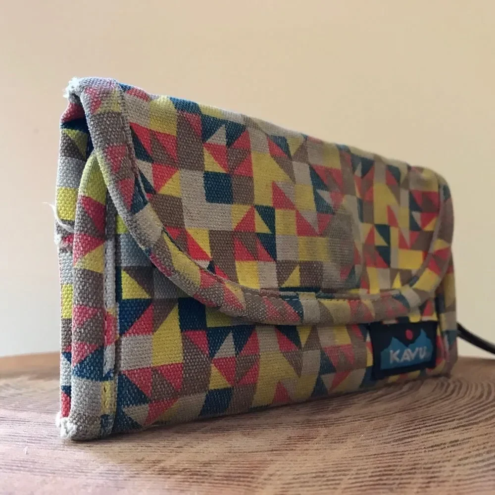 4 for $20 Geometric Kava Wallet - Picture 3 of 9